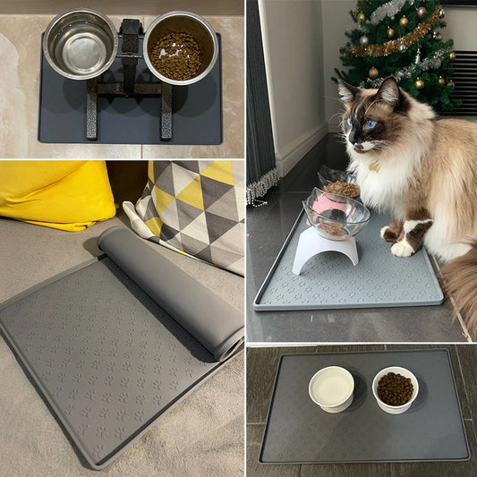 Waterproof Silicone Mat for Pet Bowls